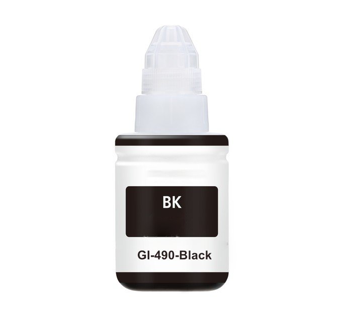 Compatible Canon GI-490 | GI490 | 490 Black Bottle Ink