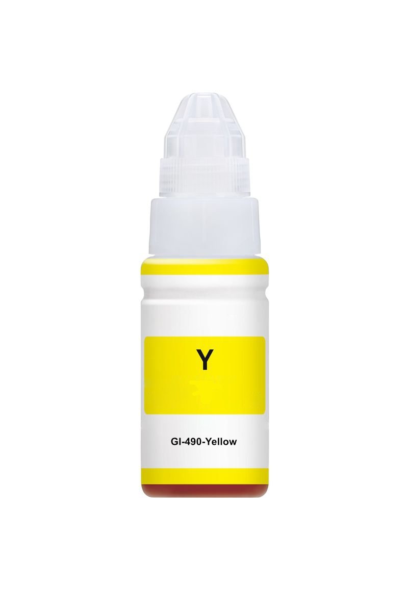 Compatible Canon GI-490 | GI490 | 490 Yellow Bottle Ink